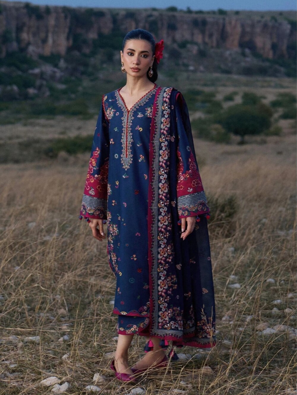Hussain Rehar Designer Dress NWT